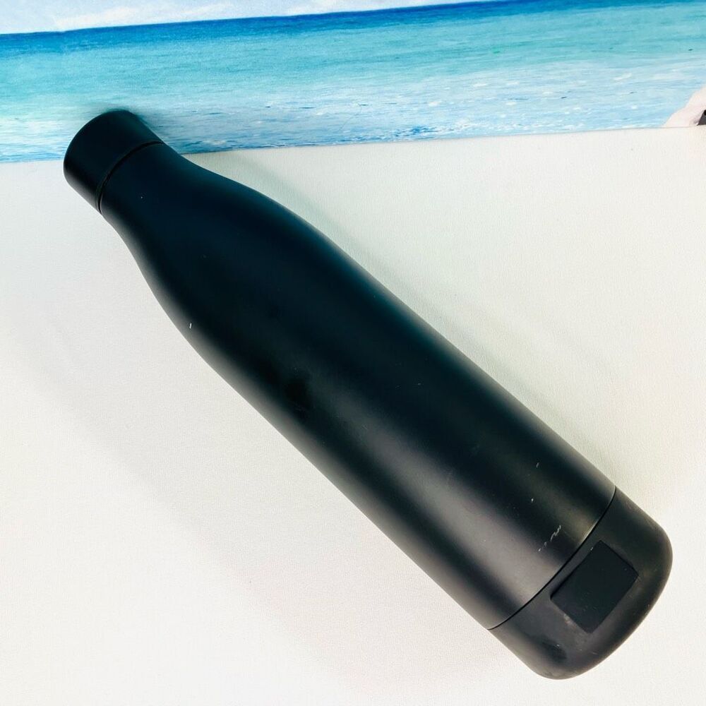 TYLT 19oz Smart Water Bottle with Built-In Power Bank Charger – Matte Black - Picture 2 of 5